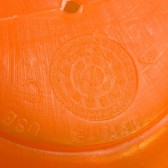 Jack-O-Lantern Halloween Trick or Treat Blow Mold Bucket w/Green Cauldron - Picture 7 of 12